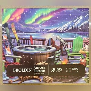 Aurora Retreat Puzzle 1000 pieces (50cm x 70cm) BBoldin Jigsaw Puzzles